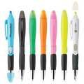 Blossom Slide Action Pen/Highlighter